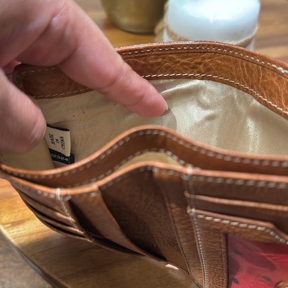 KATE SPADE Vintage Small Dual Strips Canvas Signature Logo Shoulder Bag /Wallet - Picture 16 of 16